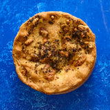 Chicken breast in a creamy garlic and tarragon sauce pie